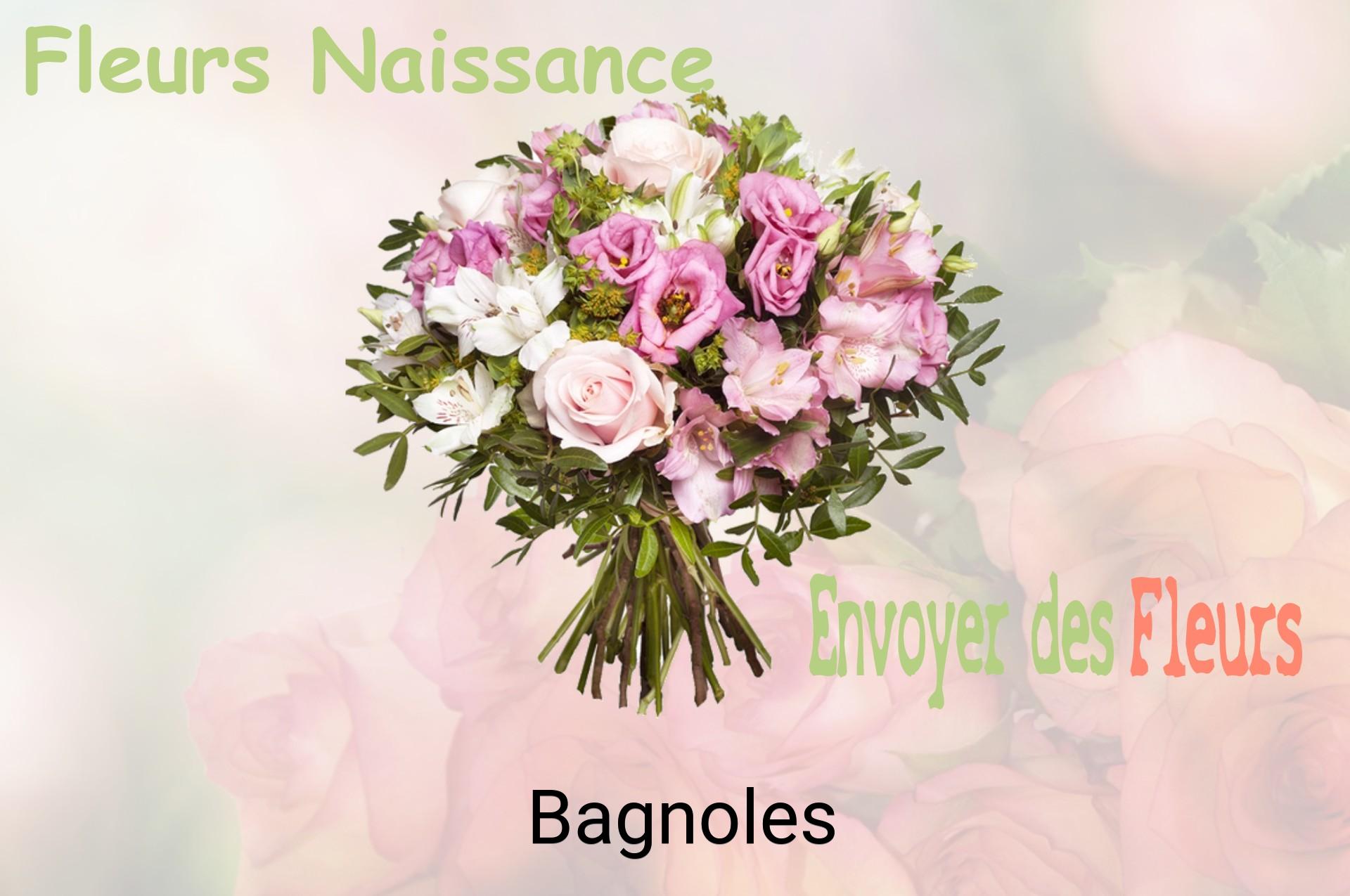 Bouquet de fleurs de naissance livré à Bagnoles